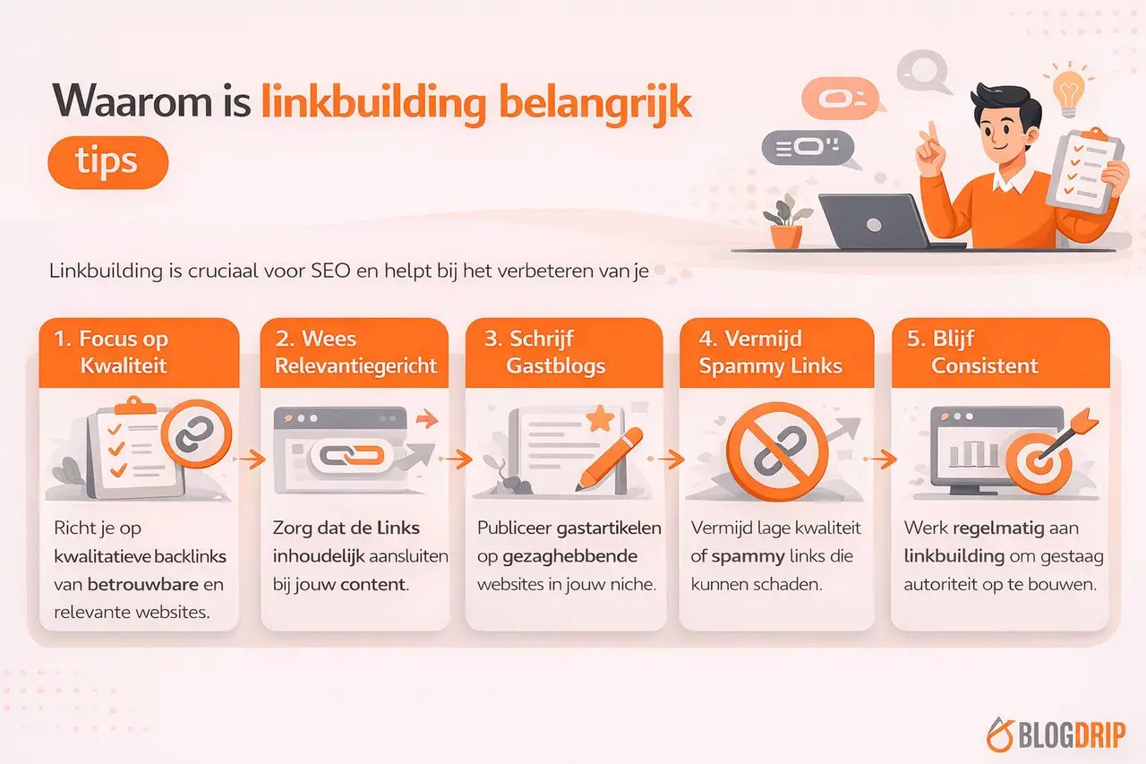 Waarom is linkbuilding belangrijk tips