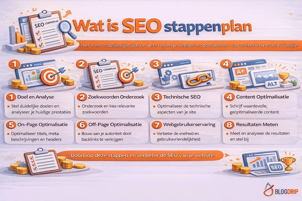 Wat is SEO stappenplan