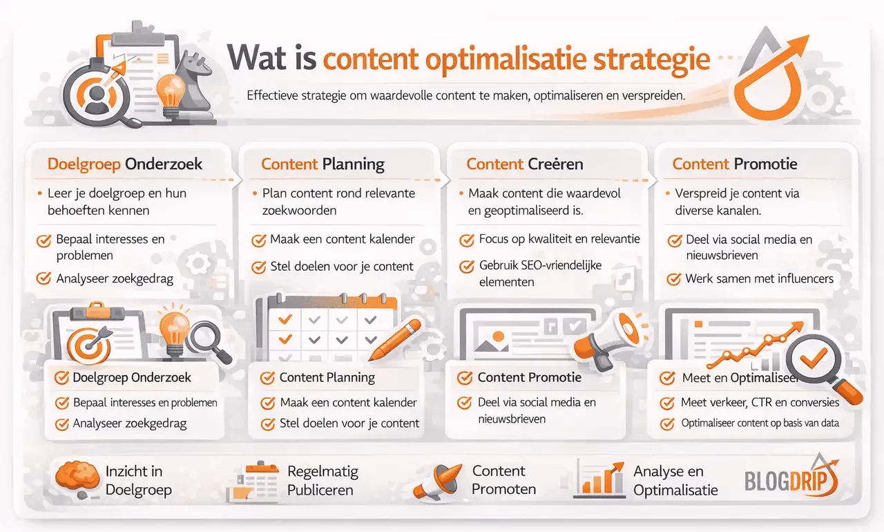 Wat is content optimalisatie strategie