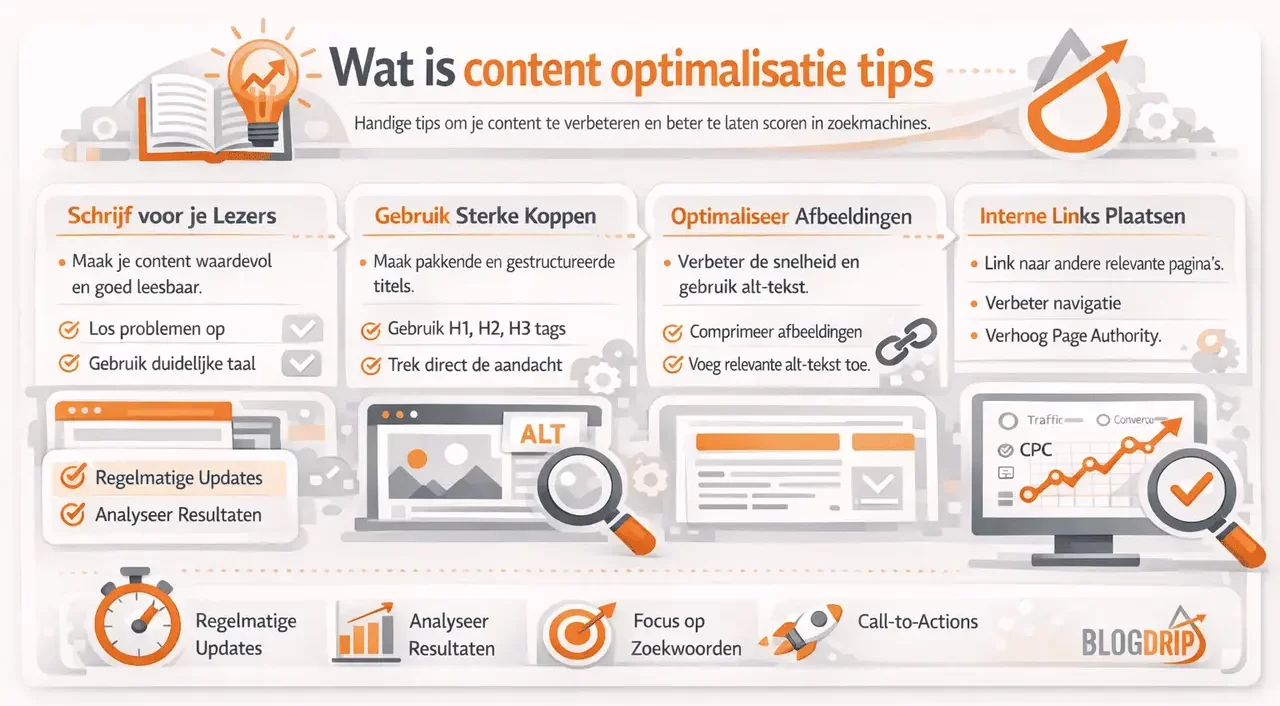 Wat is content optimalisatie tips