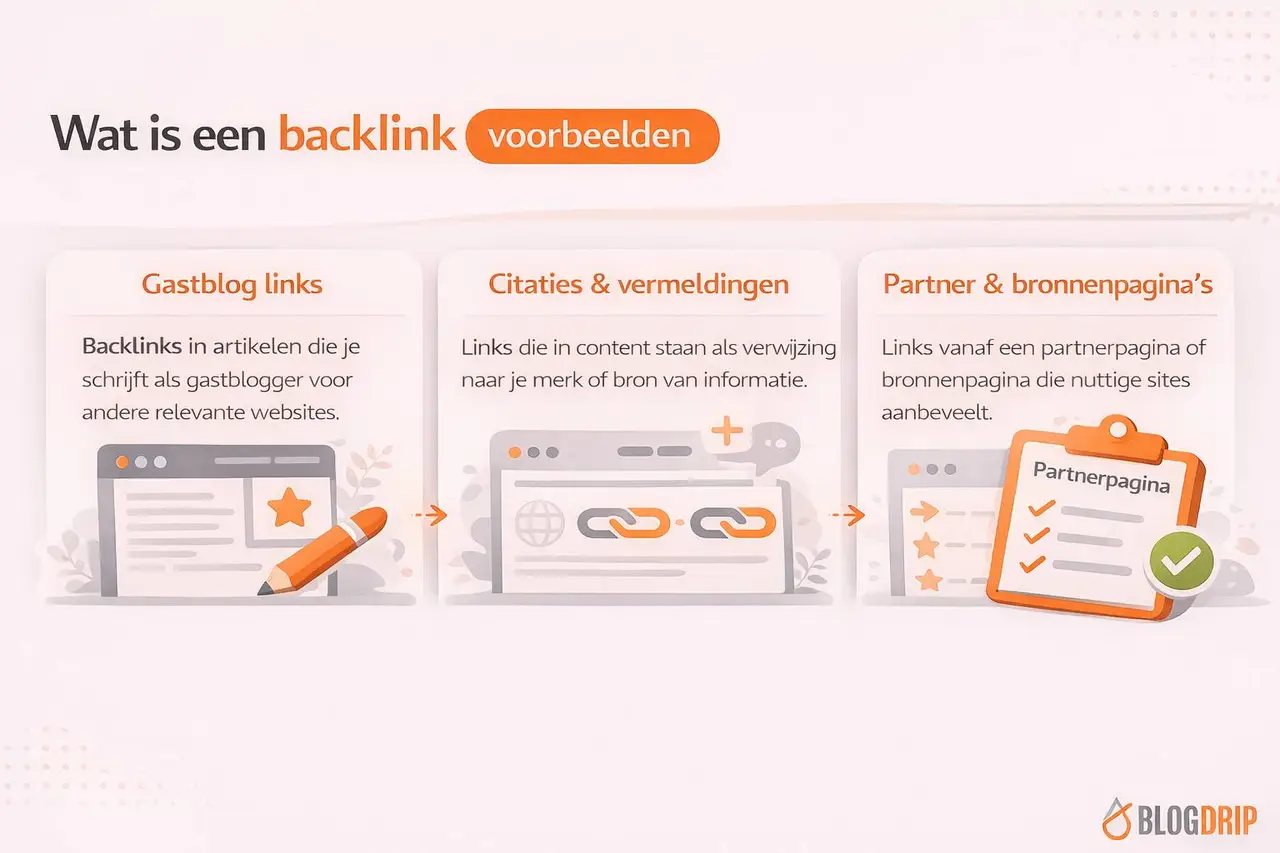 Wat is een backlink voorbeelden