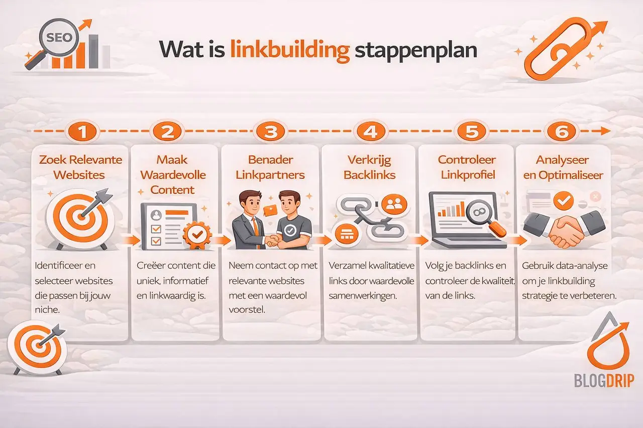 Wat is linkbuilding stappenplan