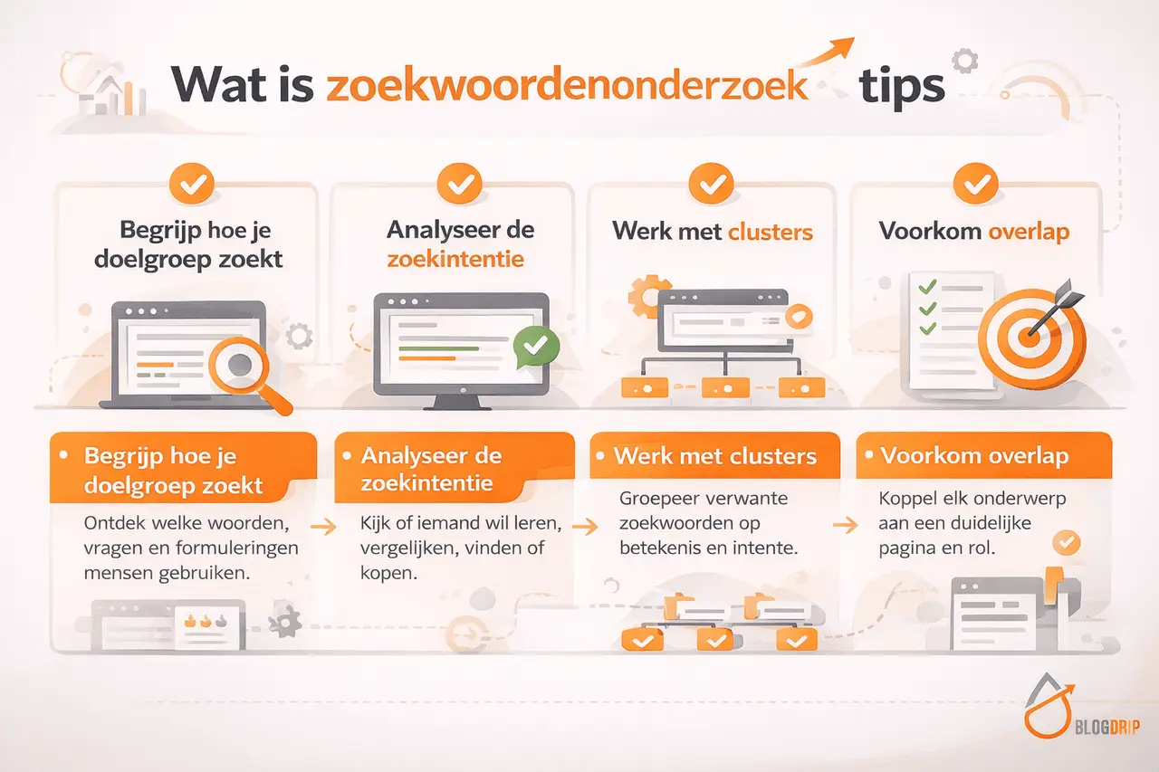 Wat is zoekwoordenonderzoek tips