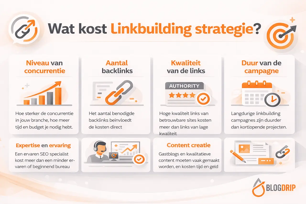Wat kost linkbuilding strategie